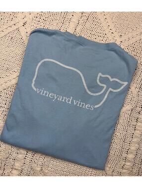 Vineyard Vines Men’s Blue Long Sleeve Cotton Shirt Size Large